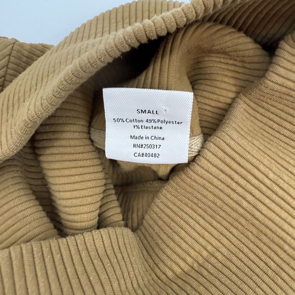 Varley Cowl Neck Charles Sweatshirt Ribbed Pullover Tie Bottom Yoga Cozy Women S - Picture 12 of 13